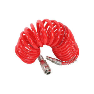 Manguera Neumática Espiral de Poliuretano 8x5.5mm – 15 Metros